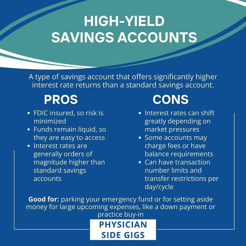 Pros and Cons of High-Yield Savings Accounts